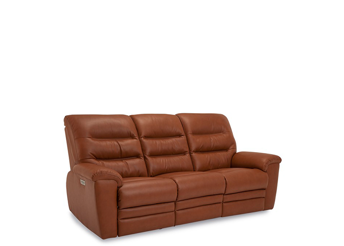 Kaela Power Reclining Leather Sectional - Available With Power Headrest | Power Lumbar