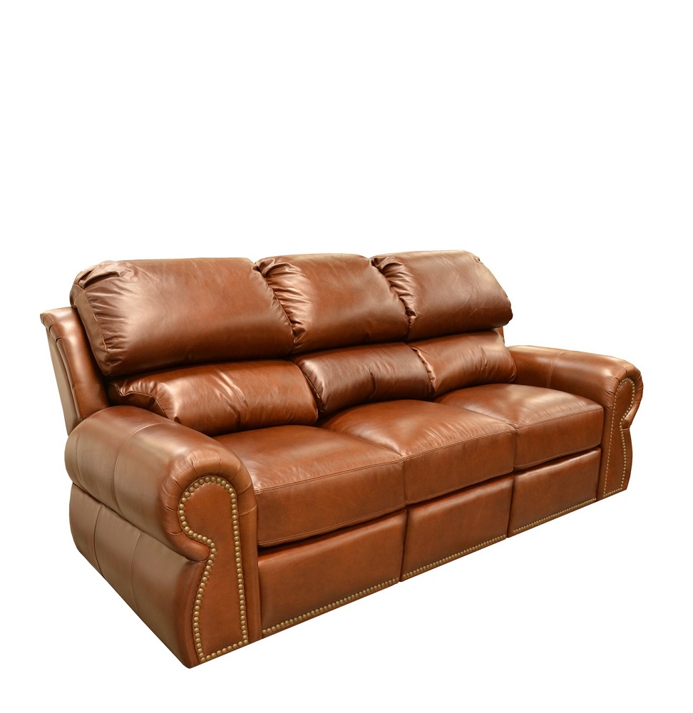 Luma Reclining Leather Sofa or Set - Available with Power Recline | Power Lumbar