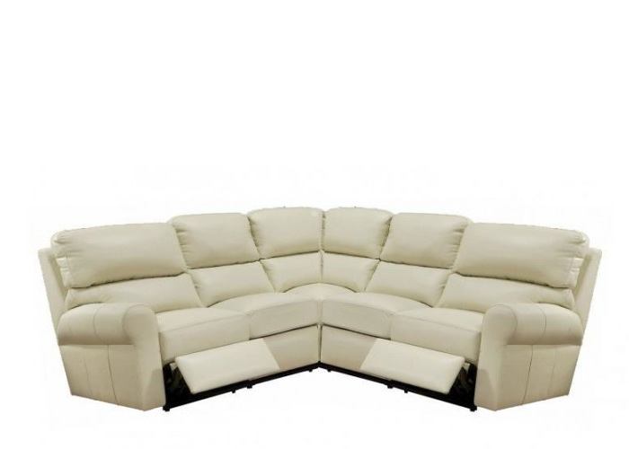 Barrow Cove Reclining Leather Sectional - Available with Power Recline | Power Lumbar