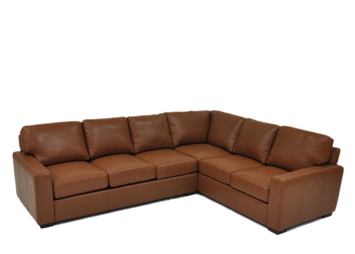 Brentora Leather Sectional