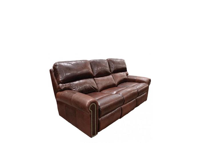 Solano Reclining Leather Sofa or Set - Available with Power Recline | Power Lumbar