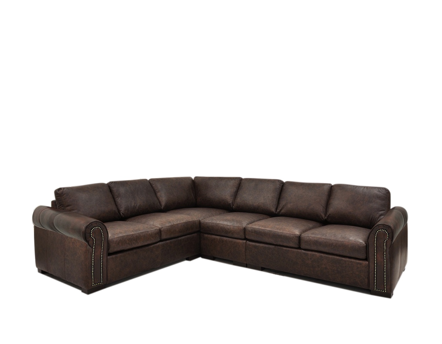 Sona Oversized (Deep Seating) Leather Sectional