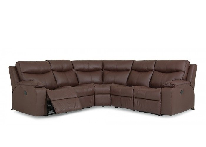 Cressa Reclining Leather Sectional