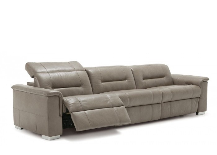 Kerren Power Reclining Leather Sofa Or Set with Power Adjustable Headrest