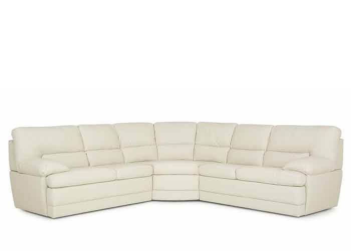 Solmere Leather Sectional