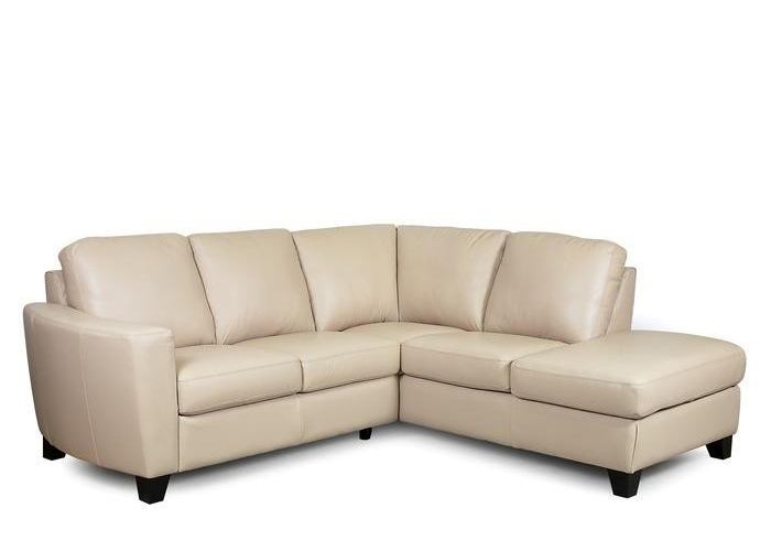 Trina Bay Leather Sectional