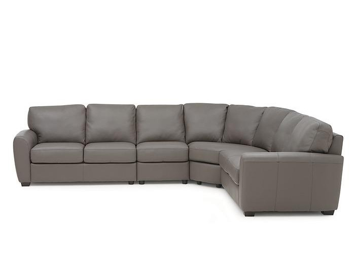 Viora Leather Sectional