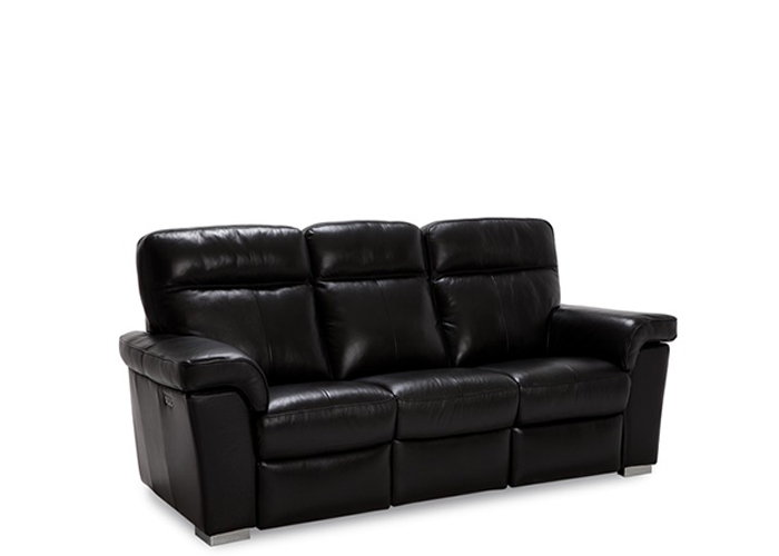 Bethra Power Reclining Leather Sofa or Set - Available With Power Tilt Headrest