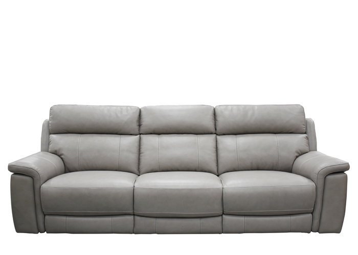 Cressa Power Reclining Leather Sofa With Power Tilt Headrest