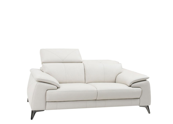 Dahlis Power Reclining Leather Sofa or Set With Power Adjustable Headrest