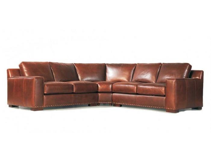 Sicelle Leather Sectional