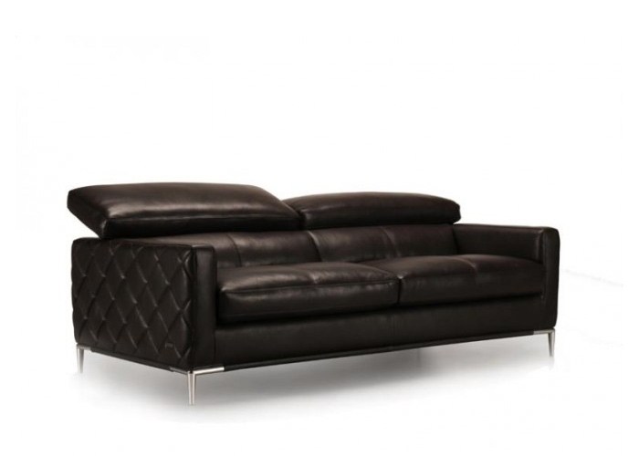 Toria Leather Sofa or Set with Adjustable Headrest